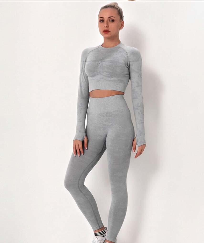 Strength Long Sleeved Crop Top – Mini Activewear