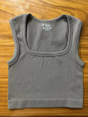 Threaded yoga workout vest